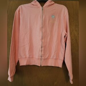 NWT La Quinta Resort Melon Sunset Zip-Up Hoodie, S/M